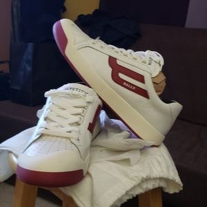 COPY - Mens Bally Competition Sneakers (Red) size 10.5 us